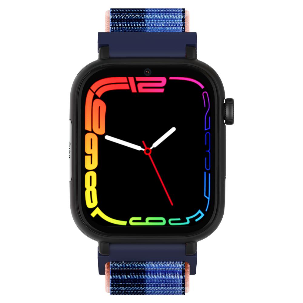 Reloj Smartwatch DCU KIDS PRO, negro + tela de 2 colores